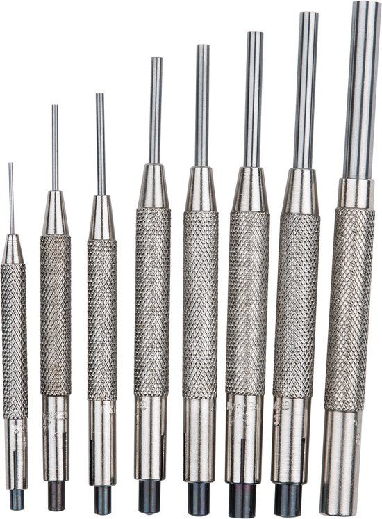 KS TOOLS Durchtreiber-Satz, 8-tlg, 09-1,4-1,8-2,4-2,8-3,4-3,9-5,9mm ( 162.2310 )