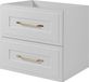 Icecat Meuble sous lavabo, design classique, blanc, largeur 60 cm
