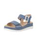 Remonte D3p53 damessandalen met enkelbandje, Blauw, 40 EU