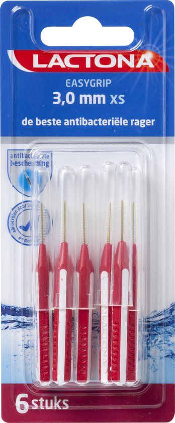 Lactona Ragers Easygrip XS 3,0 mm - Tandenrager - 7 stuks