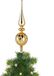Inge-glas Inge Christmas piek - Goud - Glas - 31 cm