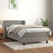 Maison Exclusive - Sommier à lattes de lit et matelas Gris clair 80x200 cm Velours