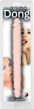 You2Toys Dubbele Dildo met Uitpuilende Aders - 30,5 cm - Beige