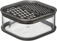 5Five Keuken rasp met opvangbakje - Grijs/Transparant