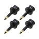 VGOL 4 STKS 3.5mm Mini Toslink Adapter Digitale Vezel Optische Toslink naar 3.5mm Jack Vrouwelijke naar 3.5mm Mini Mannelijke Optische Audio Connector Adapter voor Audio