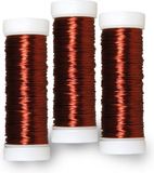 Rayher hobby materialen Rayher Sieraden maken draad - donkerbruin - 0.3 mm dik - 50 meter snoer