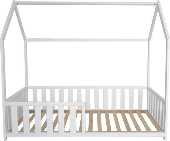 Prénatal Peuterbed Huisje 70x140 - White
