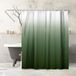 Americanflat 180x200 Douchegordijn - Waterbestendig Lang Douchegordijn met Duurzame Metalen Oogringen en 12 Haken - 100% Polyester - Multi Badkamer Gordijnen - Groen Ombre