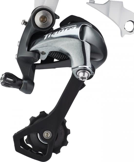 Shimano Tiagra RD-4700 achterderailleur 10-voudig grijs Uitvoering midellang