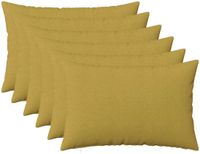 vidaXL Kussensloop Lichtgroen Katoensatijn 50 x 80 cm (6 stuks)