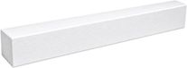Bellatio Design Piepschuim vormen - baksteen - 1x - 80 x 7,5 x 7,5 cm - styropor hobby / DIY vorm - basis knutselfiguren
