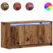 vidaXL TV-meubel 100 x 34 x 50 cm antiek hout bewerkt hout