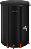 Vevor Opvouwbare Regenton 250 Liter PVC Zwart