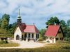Auhagen 14461 N Dorpskerk met pastorie