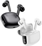 Buddi Duo Pack Pulse Draadloze Oordopjes - Bluetooth 5.4 - Noise Cancelling - LED Display - Zwart & Wit