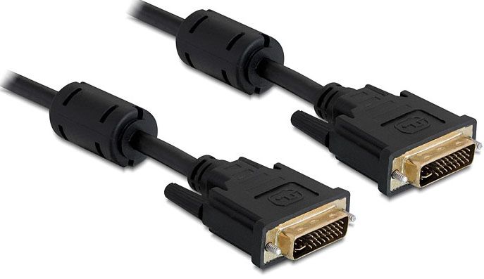 DeLOCK 2m DVI-I kabel zwart