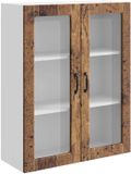 vidaXL Vaatwasserpaneel Kalmar Oudhout 80 x 31 x 100 cm Bewerkt hout