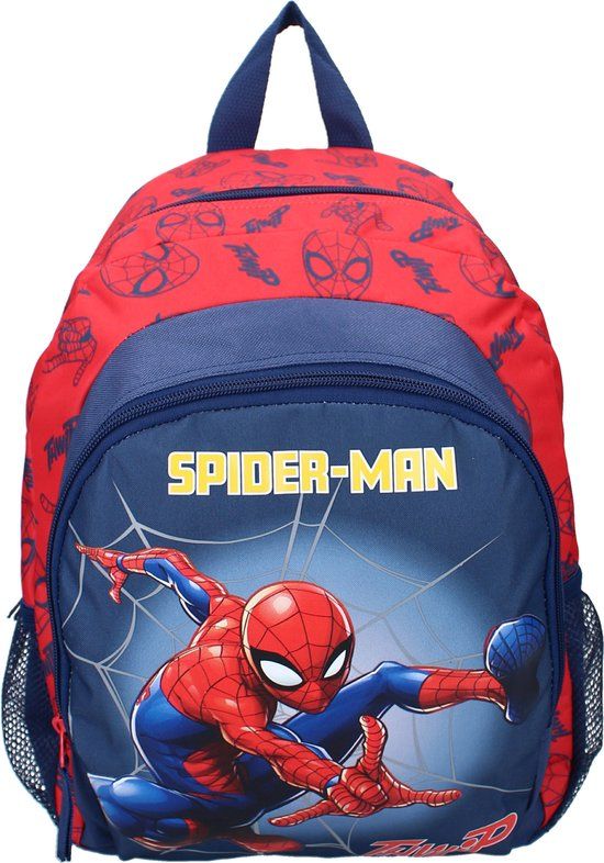 Spider-Man Web Warriors Rugzak - 35 x 27 x 18 cm - Blauw