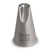 Staedter Nr. 79 Halfronde met punt, zilver, 8 mm