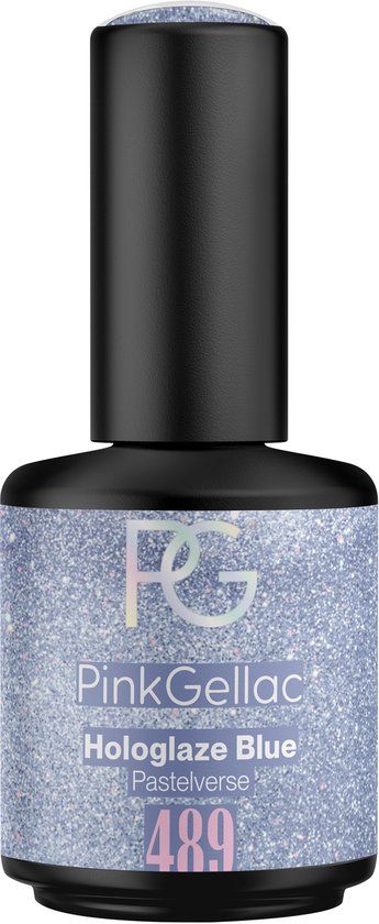 Pink Gellac Gellak - 489 Hologlaze Blue 15ml