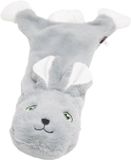 Jack and Vanilla Hondenspeelgoed - Flatties Knuffel Konijn - Maat M: 45 cm