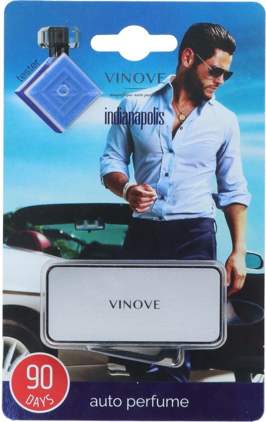 Vinove Regular Indianapolis Autoparfum - Car Airfreshner - 30 ml - Houtachtig
