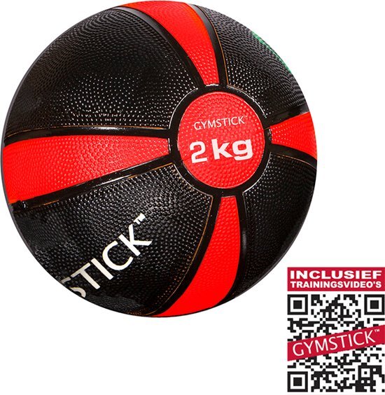 Gymstick Medicijnbal - Met trainingsvideo s - 2 kg