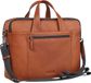 Leonhard Heyden Laptoptas / Werktas - 15 inch - Leer - Hamburg - Cognac
