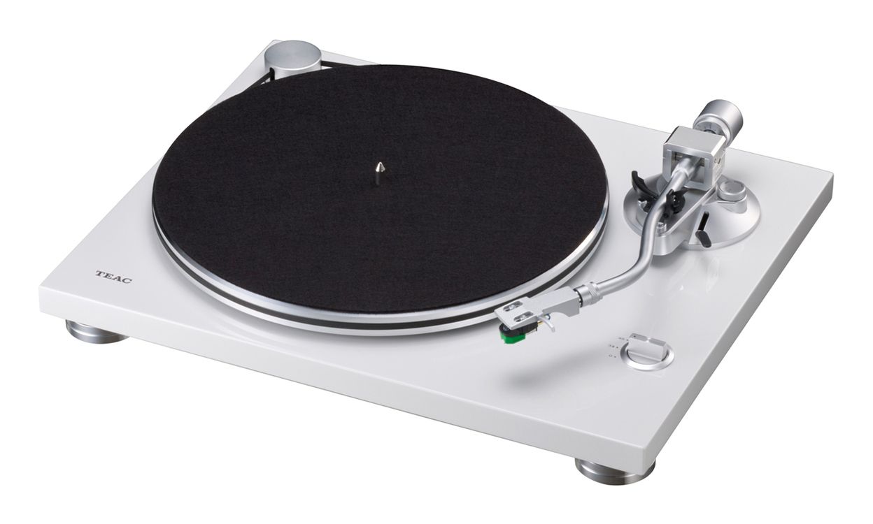 TEAC TN-3B-SE/WH Draaitafel - Wit - Riem Aandrijving - Handmatig