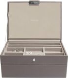 STACKERS MINK - Sieradendoos - Juwelendoos - Sieradenhouder - Sieraden Organizer - 2-set