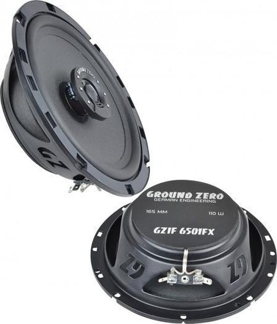 - Ground Zero GZIF 6501FX 16 5cm Speakerset - slechts 44mm diep