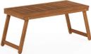 Markenlos Klaptable voor terras - Houten tafels gemaakt van natuurlijk materiaal - 104,14 x 42,92 x 45,21 cm