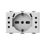 4Box USB inbouwstopcontact P503 compatibel met Bticino® Matix™ wit