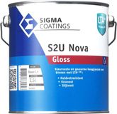 Sigma Contour Aqua Gloss Watergedragen Houtlak Hoogglans - 2.5L - RAL 7021 | Zwartgrijs