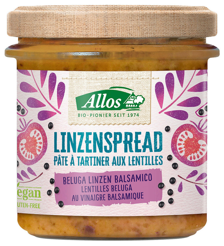 Allos Linzenspread Beluga Linzen Balsamico