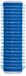 Fripac-Medis Le Coiffeur hechtwikkelaar 15 mm, 12 Stuk donkerblauw