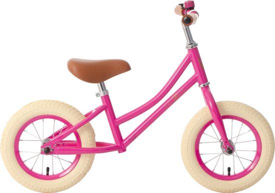 Rebel Kidz Air Classic Loopfiets - Roze - 12.5 Inch - Unisex