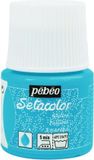 Pébéo Setacolor Glitter Turquoise Textielverf - 45ml