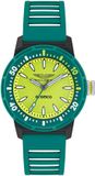 Aston Martin Aramco Formula One™ Team Aston Martin Pdk W Quartz Analoog Horloge Groen Kast Gemaakt Van 100% Hars En Een Armband Van 100% Siliconen 40 MTFK1F50143, MTFK1F50243