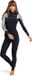 Roxy Dames Swell Series 4/3mm Borst Ritssluiting Wetsuit ERJW1031 Multicolor Neopreen Maat 08