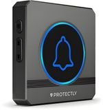 Protectly® Récepteur de sonnette sans fil - Kit d'extension