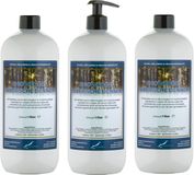 Claudius Cosmetics B.V. Douchegel Siberische Dennen 1 liter - set van 3 stuks - met gratis pomp - Showergel