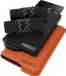 FIDELO portemonnee homme en cuir marron, porte-cartes avec clips, avec blocage RFID