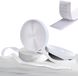 Wan GmbH Bande velcro autocollante extra forte 8 m x 20 mm - Blanc - double face - pad adhésif - bande à boucles - bande à crochets