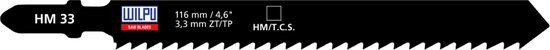 Rotec WILPU Decoupeerzaagblad HM 33 / T301CHM (2 stuks)