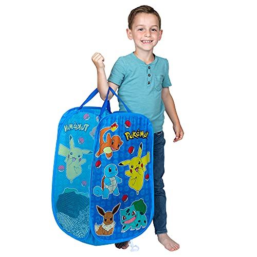 Franco Pokémon Opvouwbare opbergbak, pop-up-mand voor de kinderkamer, één formaat