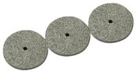 Maxicraft 89851 slijpschijven van korund met mica mix, diameter 22 mm, grijs, 3 stuks