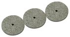 Maxicraft 89851 slijpschijven van korund met mica mix, diameter 22 mm, grijs, 3 stuks