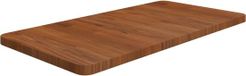 vidaXL Wastafelblad - 80x40x2,5cm - Eikenhout - Donkerbruin