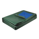 Cogex 082721 afdekzeil, zwaar, 4 x 5 x 5 m, blauw/groen